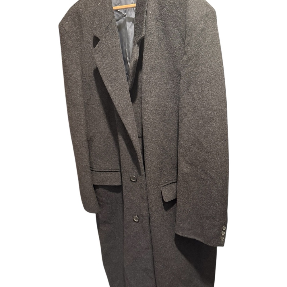 Men's Classic Gray Overcoat
